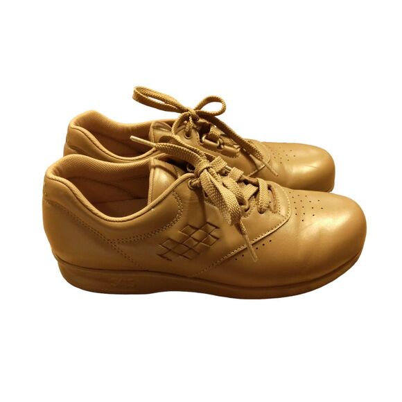 SAS free time Shoes womens Size 7 N tan leather walking Tri-Pad Comfort - Picture 2 of 9